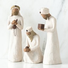 Willow Tree Three Wisemen set hand-painted nativity figurine, Code 26027