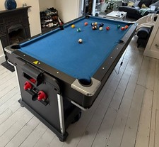Sure Shot 7ft 4-in-1 Multi Games Table – Pool, Air Hockey, Table Tennis & Dining