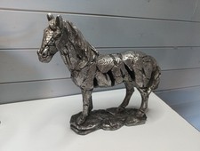 Silver Standing Horse Ornament Statue by Leonardo 