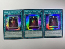 3 x Book of Eclipse RA02-EN054 Super Rare 1st Edition Playset NM