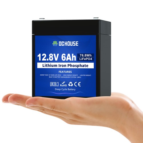 12v 6ah lifepo4 battery - 12v,