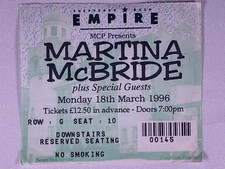 Martina McBride Ticket Vintage