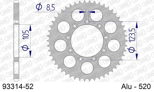 Afam 93314 crown - 93314-52,