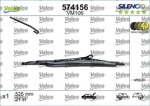 Wiper blades valeo - blades, for