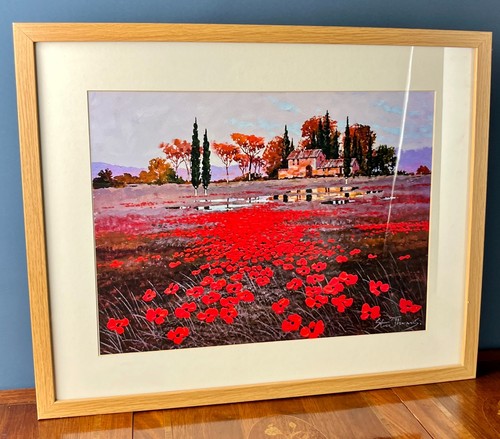 Steve thoms poppy field print - steve,