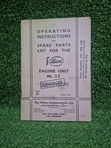 Villiers mark engine - villiers,