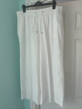 Tu Ladies Linen Mix Pull On