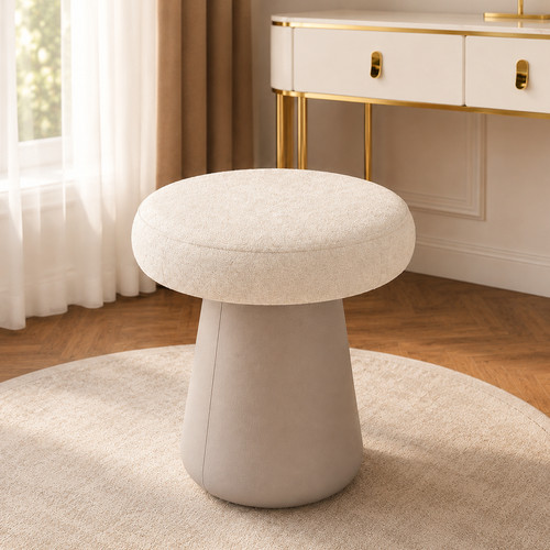Round dressing table stool