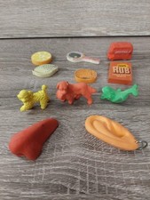 Dog With A Barrel Red Eraser Extremely Rare Ear, Nose Rare Rubbers Bundle A12
