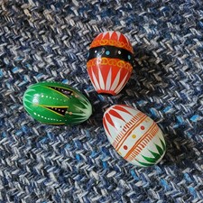 Vintage Wooden Hand Painted