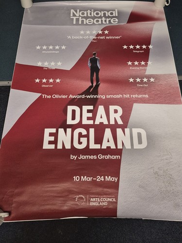 Dear england poster - dear, 3ft