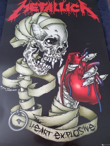 Metallica pushead heart - metallica,