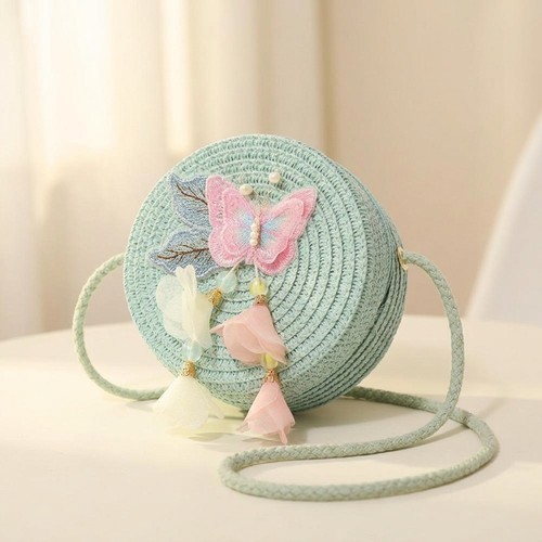 Fashion straw shoulder bag - fashion,