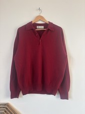 Red Lambwsool 3-Button Polo