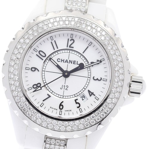 Chanel j12 h1420 diamond bezel - chanel,
