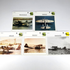 5 Edito German Aircraft Cards