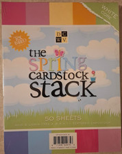 DCWV The Spring Cardstock Stack - 8.5" x 11" Textured + Acid & Lignin Free