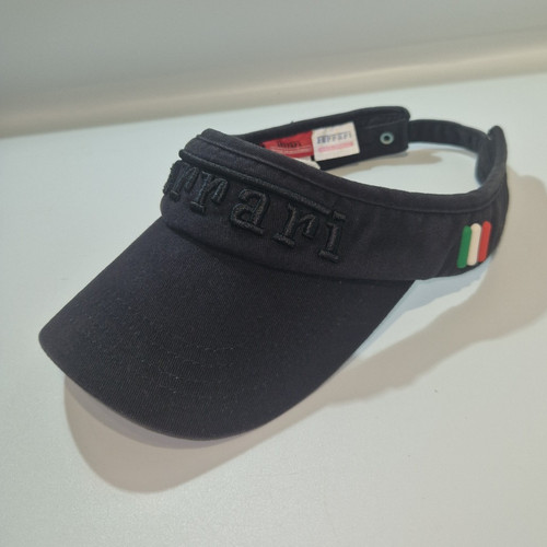 Ferrari black visor cap hat - ferrari,