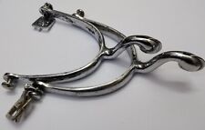 HCav Uniform Spurs Chrome Household Cavalry & RHA British Army Issue Swan Neck