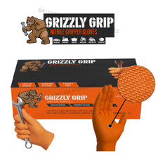 Grizzly Grip Orange Nitrile