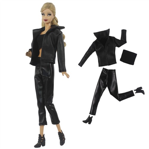 Leather fashion clothes set - fashion,