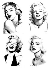Rice Paper for Decoupage Scrapbook Craft Portrait Marilyn Monroe 545*
