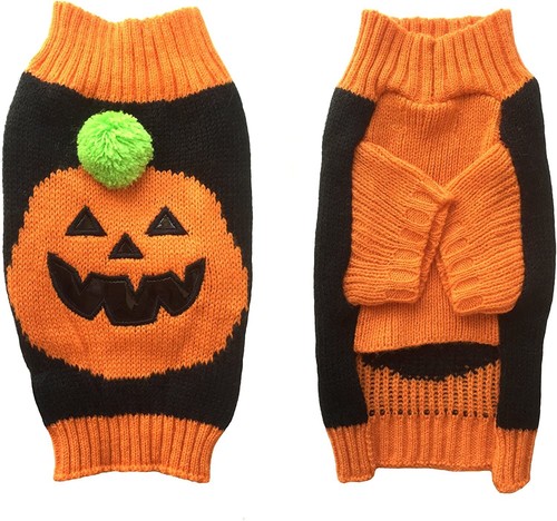 Halloween pumpkin pom - pom,