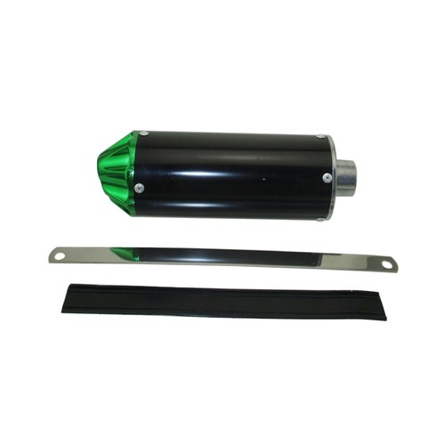 28mm aluminum exhaust muffler - aluminum,