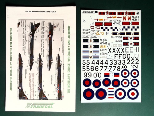 Xtradecal decals x48105 - xtradecal, 1/48
