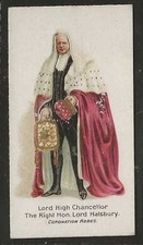 LAMBERT & BUTLER-CORONATION ROBES 1902-#10- LORD HIGH CHANCELLOR