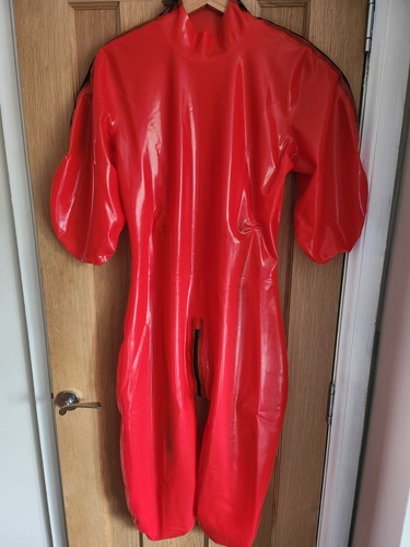 New latex rubber catsuit - new,