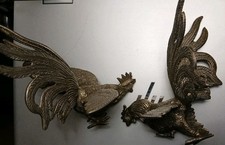 Vintage Pair Silver Metal