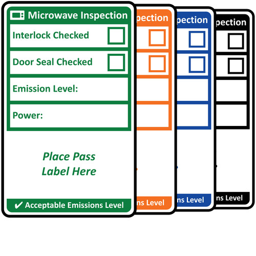Microwave inspection labels - microwave,
