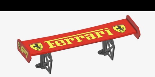Ferrari spoiler wing shelf - f1,