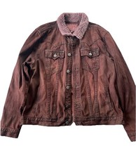 True Religion Sherpa Denim jacket Brown Size: 3XL