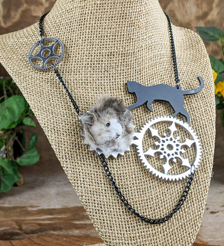 Mouse head mount - &, cat