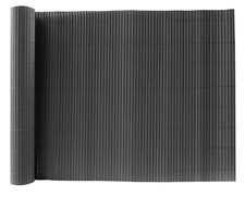 1m x 5m PVC FENCING SCREEN Grey Outdoor Garden Fencing Privacy Screen Roll