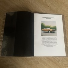 ASTON MARTIN V8 & VANTAGE  BROCHURE  1980s in plastic cover