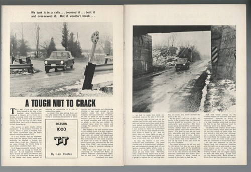 1969 datsun 1000 road test - 1000,
