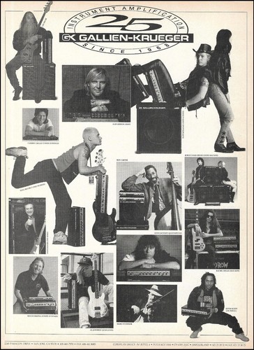 Gallien krueger 1991 - amp, ad