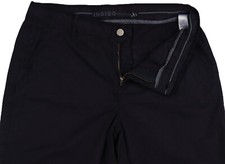 M&S Womens Marks and Spencer Blue Trousers Size 14 Petite Leg 27.5 LABEL FAULT