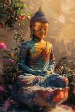 Stunning Buddha Canvas Picture
