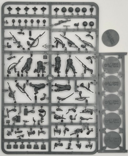 Gurkha infantry sprue bases - gurkha,
