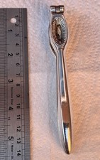 Unusual Antique Nutcracker with 5-Sided Handles - Silver-Plated - Perfect Order.