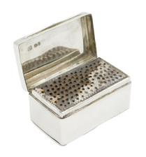 George III Sterling Silver Nutmeg Grater Box Antique 1794 London