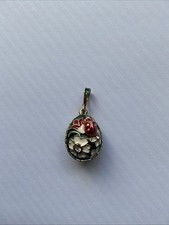 Green Enamel & Gold Faberge