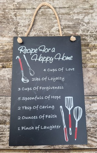 Recipe for happy home - recipe,