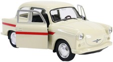 Trabant P50/P60 East Germany Car Model Toy Cream Diecast 1:34-1:39 Scale Welly