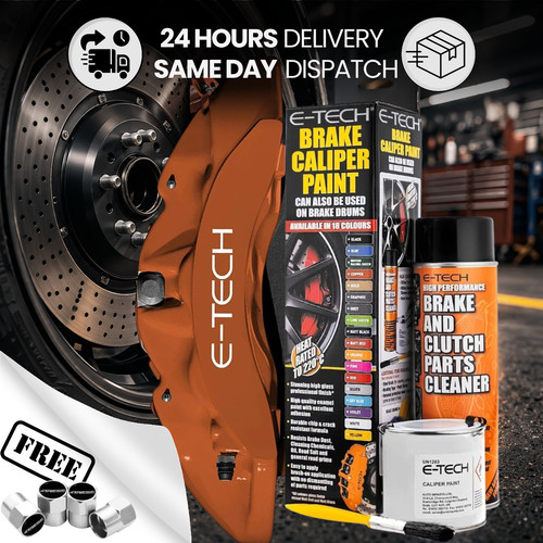 Copper brake caliper - copper,