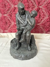 Heredities The Pick Of The Crop Cold Cast Bronze Heavy Figurine Vintage 1997